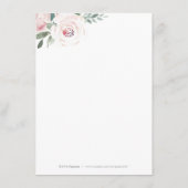 D'accompagnement Carte d'insertion du mariage de broussailles botan (Dos)