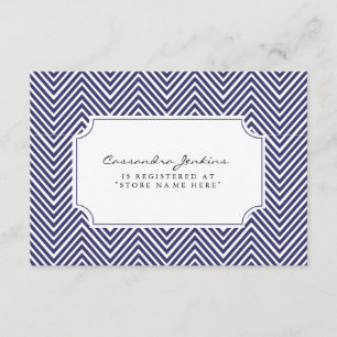 D'accompagnement Carte d'insertion du registre des Baby showers nau