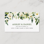 D'accompagnement Carte d'insertion du registre des Mariages floraux (Devant)