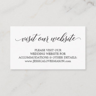 D'accompagnement Carte d'insertion du site Web mariage - Script cla
