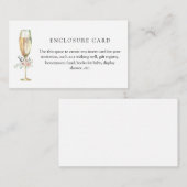 D'accompagnement Carte d'insertion florale personnalisée Brunch et (Devant / Derrière)