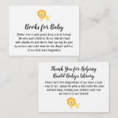 D'accompagnement Carte d'insertion Lion Simple Demande de livre sim (Devant / Derrière)