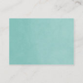 D'accompagnement Carte d'insertion Mariage Aqua String Lights (Dos)