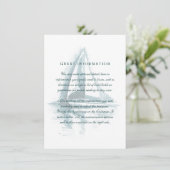 D'accompagnement Carte d'insertion Mariage de bateau à voile Waterc (Debout devant)