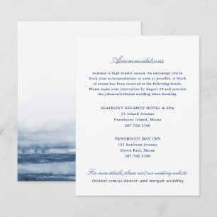 D'accompagnement Carte d'insertion Mariage de deux hôtels - Penobsc