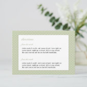 D'accompagnement Carte d'insertion Mariage de ruche moderne (Debout devant)