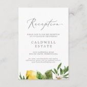 D'accompagnement Carte d'insertion moderne Lemon Garden (Devant)