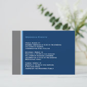 D'accompagnement Carte d'insertion moderne Star Bar Mitzvah (Debout devant)