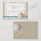 D'accompagnement Carte d'insertion Ocean Romance (Devant / Derrière)