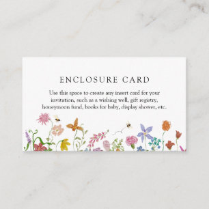 D'accompagnement Carte d'insertion pour bébé abeille à miel Fête