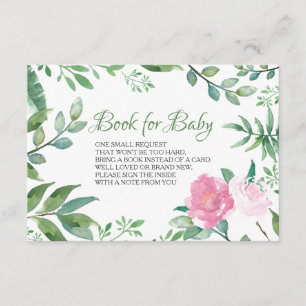 D'accompagnement Carte d'insertion pour livre pour bébé, rose rose