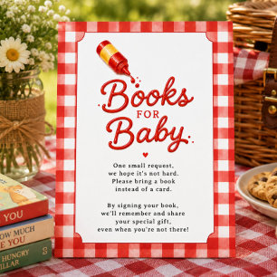 D'accompagnement Carte d'insertion pour livres pour Baby Shower