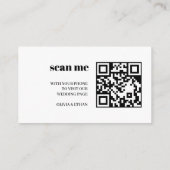 D'accompagnement Carte d'insertion pour RSVP sur le site web de mar (Dos)