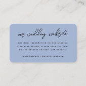 D'accompagnement Carte d'insertion pour site web de mariage | QR Co (Devant)