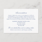 D'accompagnement Carte d'insertion pour une chambre d'hôtel - Penob (Devant)