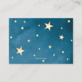 D'accompagnement Carte d'insertion Twinkle petit Baby shower étoile (Dos)