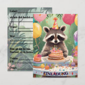 D'accompagnement Carte d'invitation (Devant / Derrière)