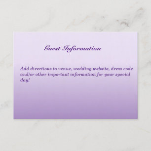 D'accompagnement Carte d'invitation bilingue pour invité au mariage