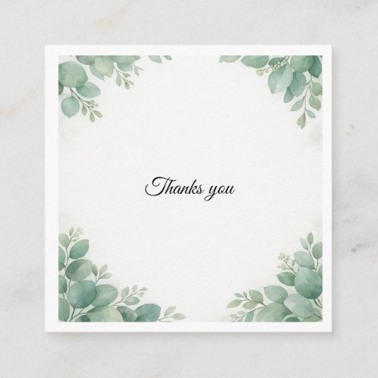 D'accompagnement Carte d'invitation de mariage 2026 Design simple e (Dos)