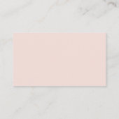 D'accompagnement Carte d'invitation de mariage simple rose avec sit (Dos)