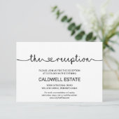 D'accompagnement Carte d'invitation de réception de mariage Love He (Debout devant)