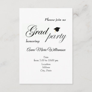 D'accompagnement Carte d'invitation jointe pour la fête de fin d'ét