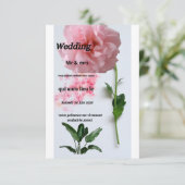 D'accompagnement Carte d'invitation mariage (Debout devant)