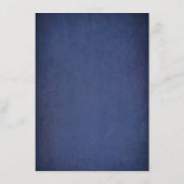 D'accompagnement Carte d'invité du Mariage de la Sunflower Navy (Dos)