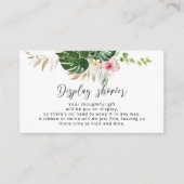 D'accompagnement Carte du boîtier de douche à affichage à fleurs tr (Devant)