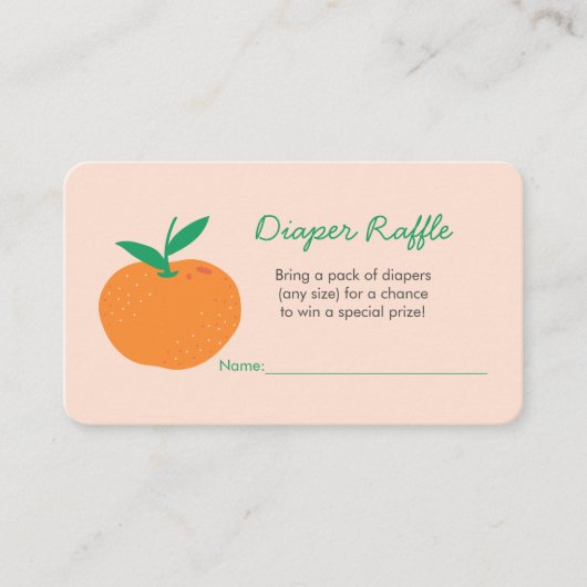 D'accompagnement Carte du boîtier de la couche orange Little Cutie (Devant)