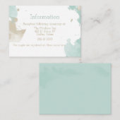 D'accompagnement Carte du boîtier de l'aquarelle moderne (Devant / Derrière)