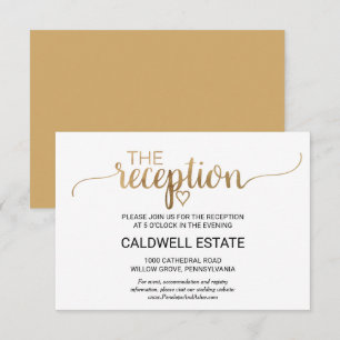 D'accompagnement Carte du boîtier de réception Gold Calligraphy sim