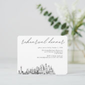 D'accompagnement Carte du boîtier de répétition élégante du Mariage (Debout devant)