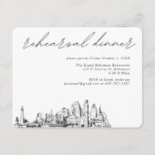 D'accompagnement Carte du boîtier de répétition élégante du Mariage (Devant)