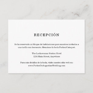 D'accompagnement Carte du boîtier d'informations de réception espag