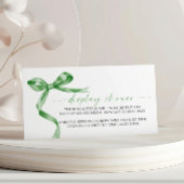 D'accompagnement Carte du boîtier du Baby shower d'affichage Bow ve