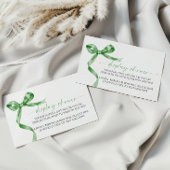 D'accompagnement Carte du boîtier du Baby shower d'affichage Bow ve