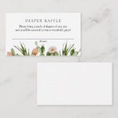 D'accompagnement Carte du boîtier du Baby shower de carafe de couch (Devant / Derrière)