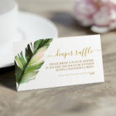 D'accompagnement Carte du boîtier du Baby shower de couches de feui