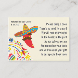 D'accompagnement Carte du boîtier du Baby shower Fiesta espagnol
