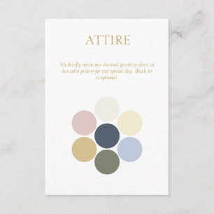 D'accompagnement Carte du boîtier du code vestimentaire du Mariage