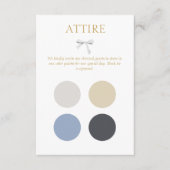 D'accompagnement Carte du boîtier du code vestimentaire du Mariage  (Devant)