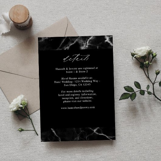 D'accompagnement Carte du boîtier LG Détails du Black Marble