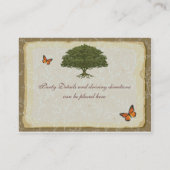 D'accompagnement Carte du compartiment de réception en chêne (Dos)