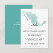 D'accompagnement Carte du Mexique | Cabo | Détails (Devant / Derrière)