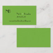 D'accompagnement Carte du site Mariage vert Logo (Devant / Derrière)