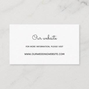 D'accompagnement Carte du site Web du mariage de couronnes florales