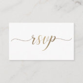 D'accompagnement Carte en ligne RSVP de mariage (Dos)