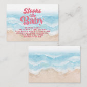 D'accompagnement Carte Encaissement de demande de réservation Pink  (Devant / Derrière)