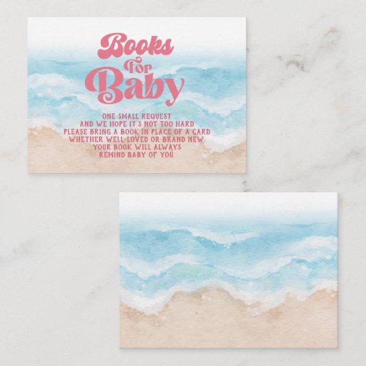 D'accompagnement Carte Encaissement de demande de réservation Pink (Devant / Derrière)